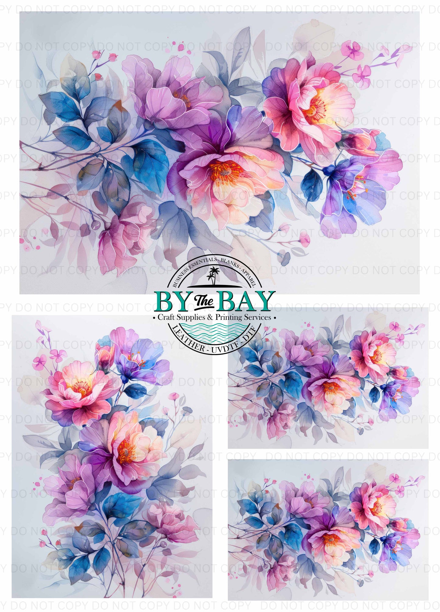 Bouquet of Flowers Panel (Various Sizes)