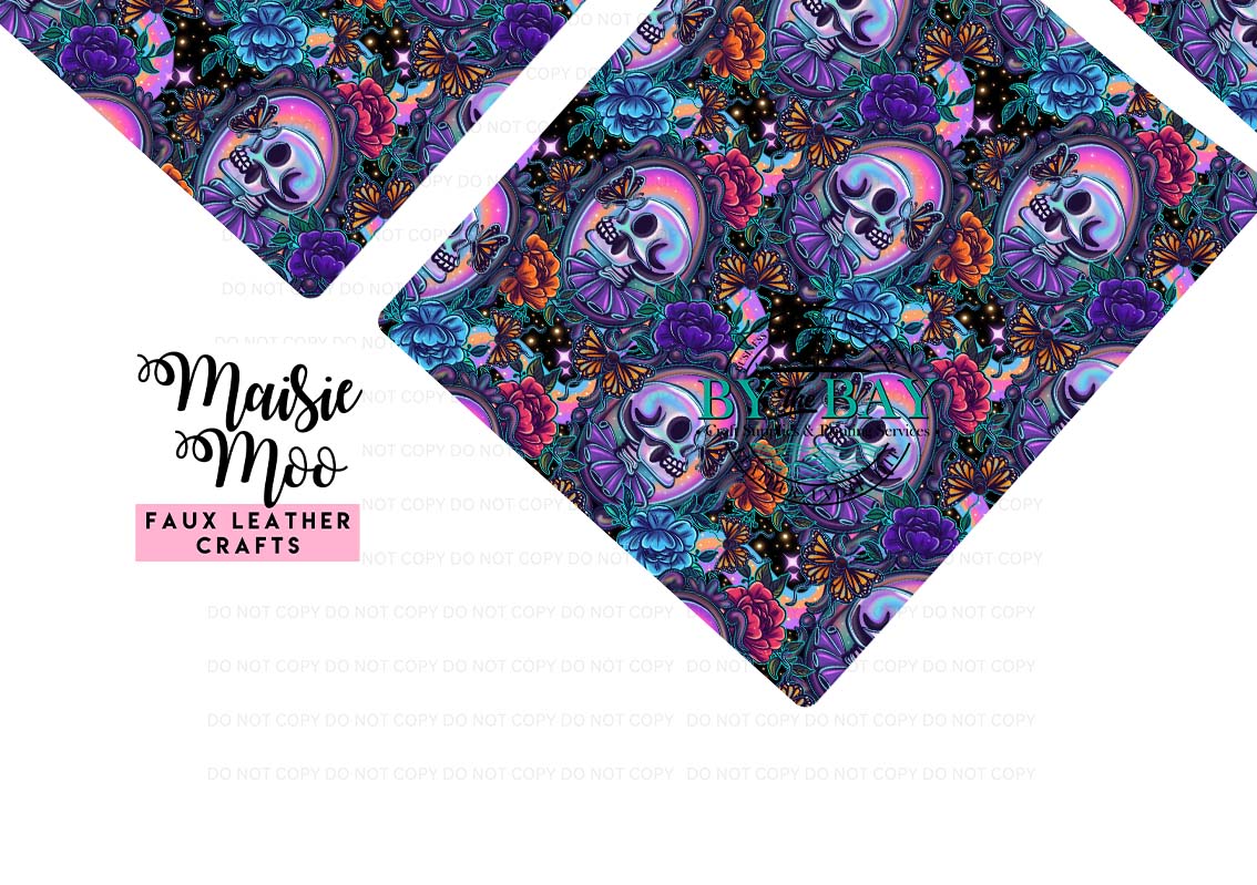 Butterfly Skulls Ipad 11" & 13" & Kindle Sleeve (DIY & Ready made)