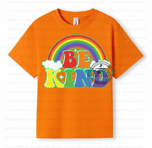 Rainbow Be Kind Harmony Day Kids Tee