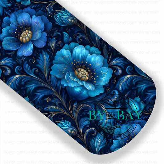 Blue Floral 001