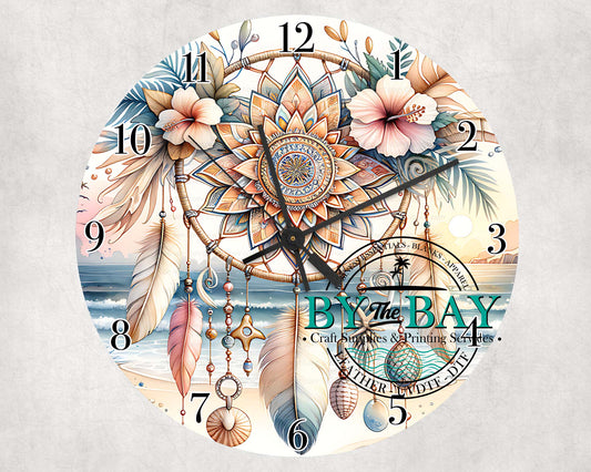 Boho Beach Clock