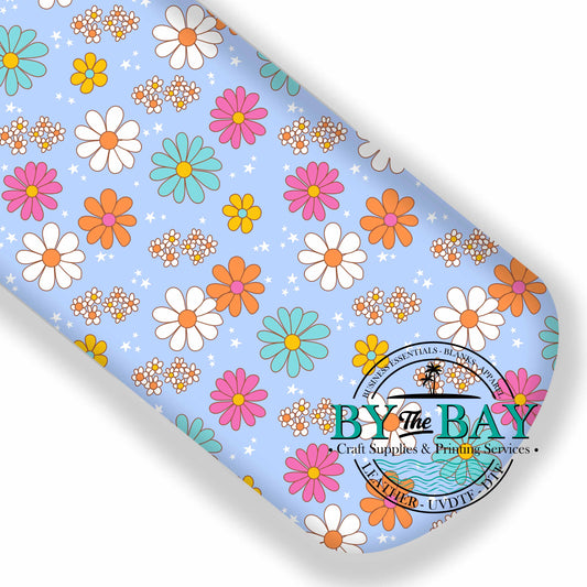 Cute Flowers Blue