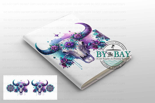 Bullskull Mandala - Ready made notepad Cover (Notepad & Pocket options available)
