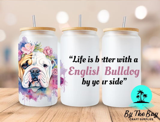 English Bulldog by your side