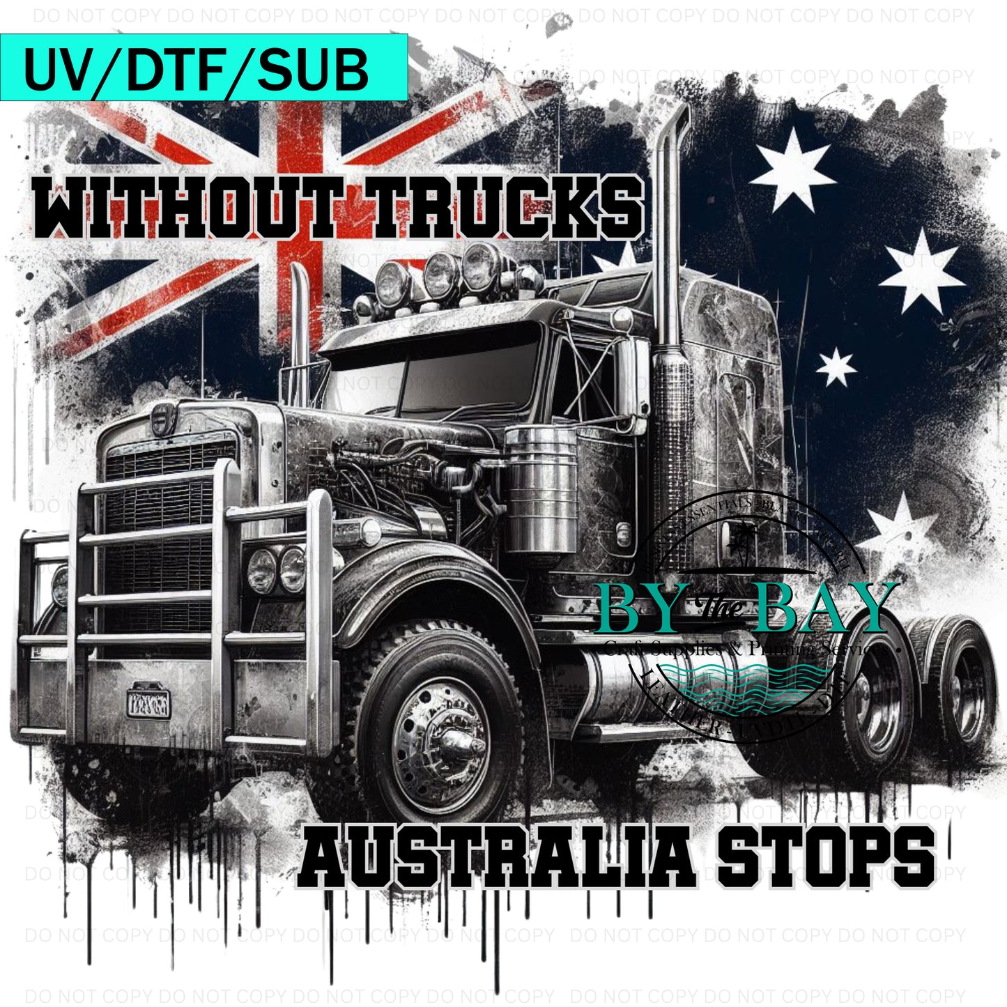 Aussie Trucker UVDTF/DTF/SUB