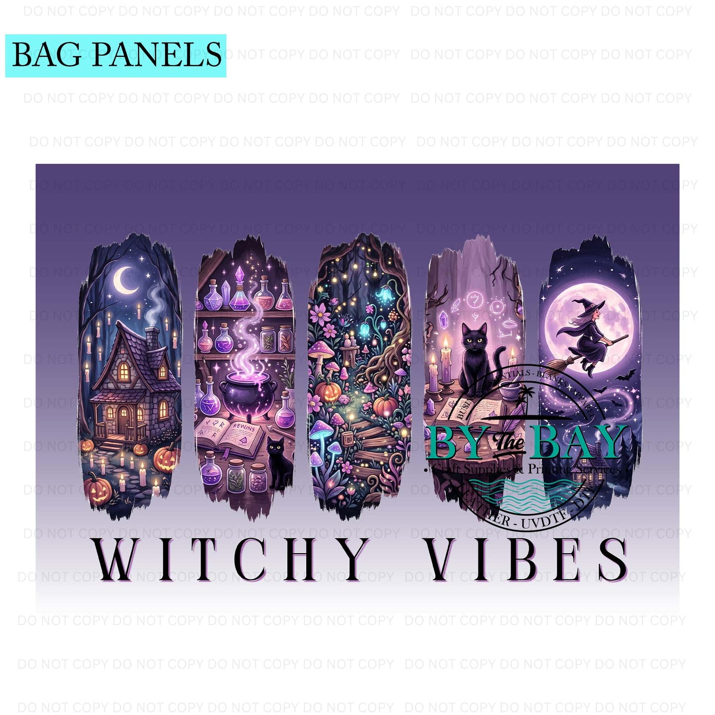 Witchy Vibes Bag Panel (Various Sizes)