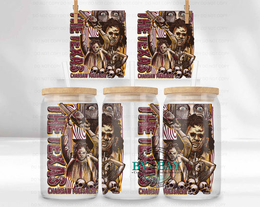 Chainsaw 16oz UVDTF Wrap