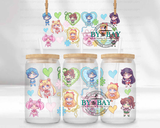 Chibi SMoon 16oz UVDTF Wrap