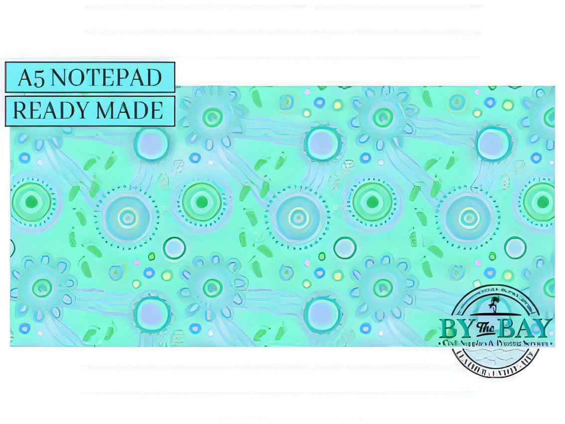 HDs Childhood Mint - Ready made notepad Cover (Notepad & Pocket options available)