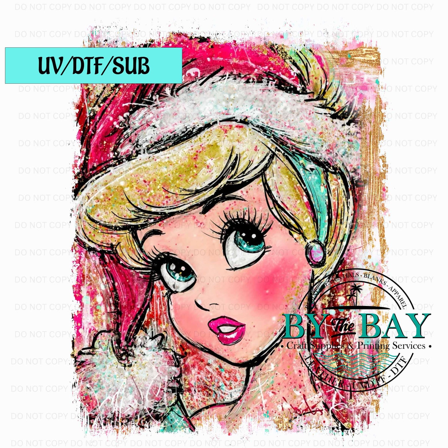 Princess C Xmas UV/DTF/SUB Print