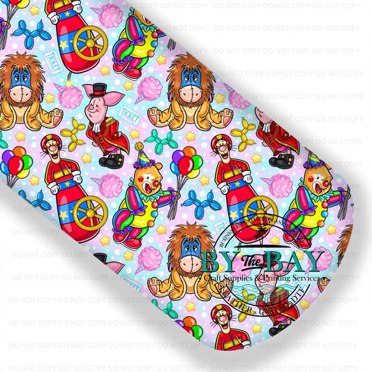 Circus Bear & Friends Blue & Pink