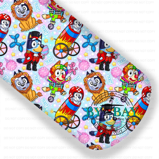 Circus Dogs Blue & Pink