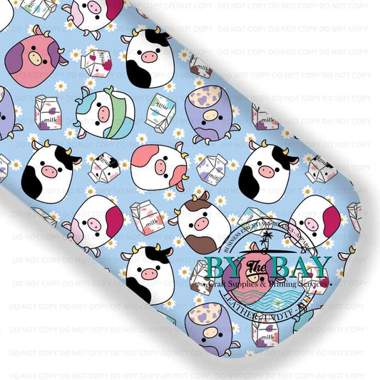 Cows Squishmallows Blue Daisies