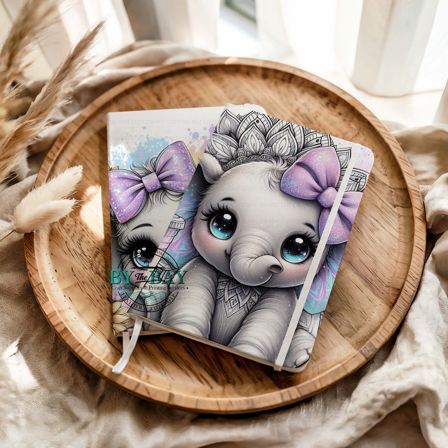 Cute Elephant A6 (Ready made & DIY Notepad options available)