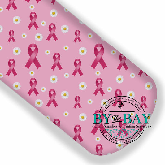 Pink Cancer Ribbon Daisies