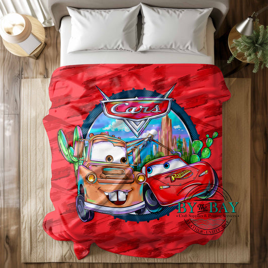 Cars Red Squish Blankets
