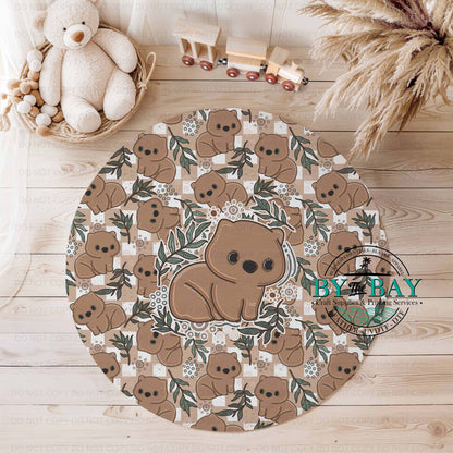 Personalised HDs Dhukandirra (Wombat Playmats) Various Colours/sizes
