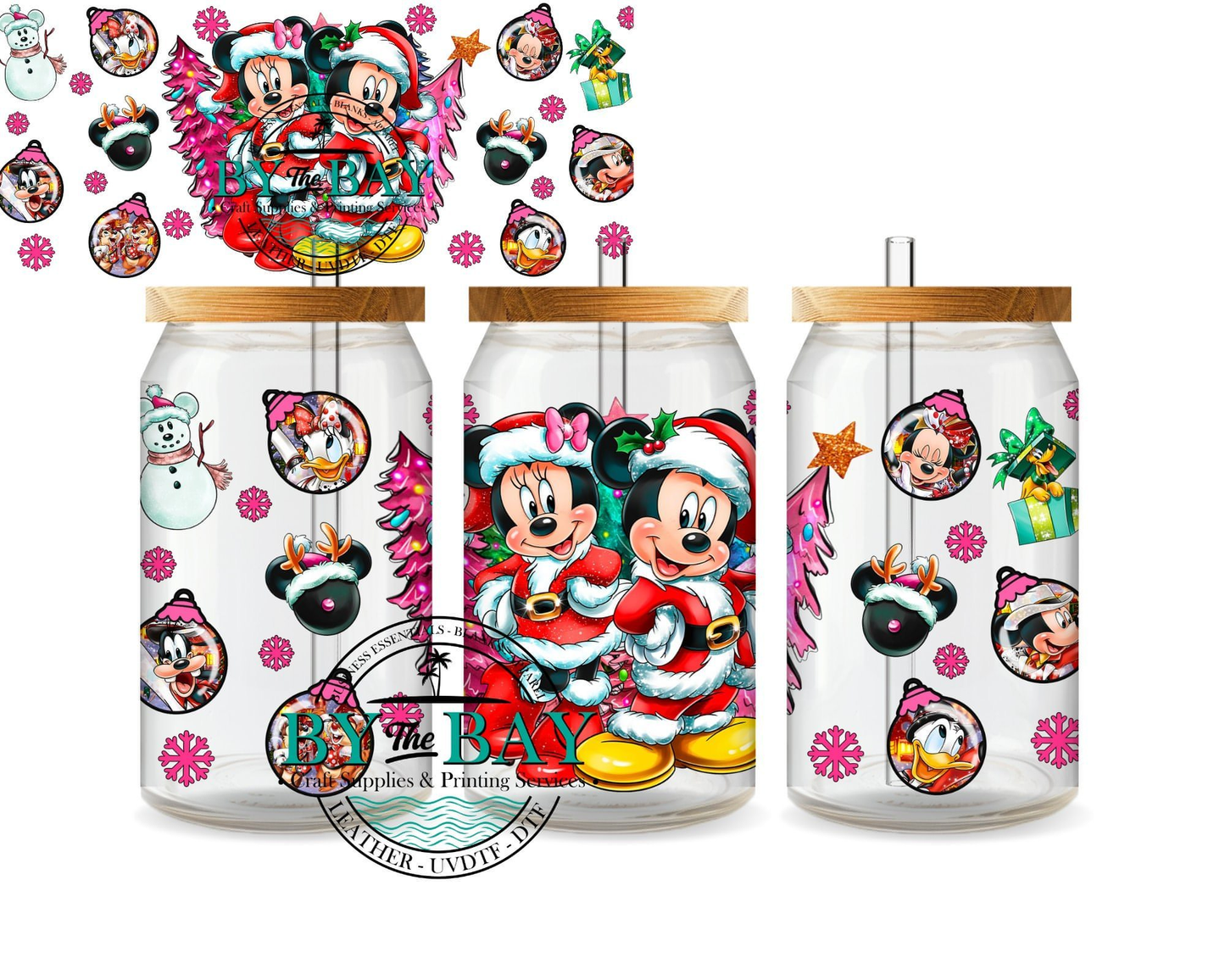 Mr Mouse vs Miss Mouse 2 16oz UVDTF Wrap