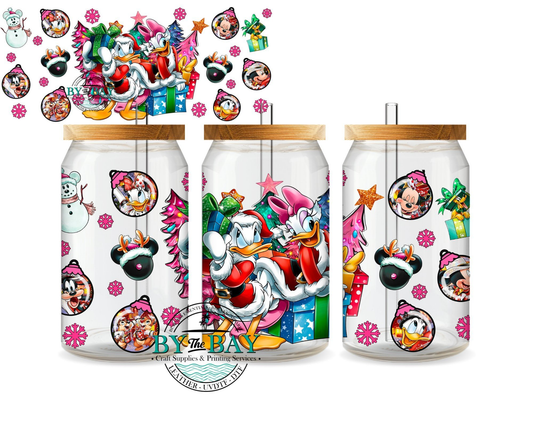 Mouse duck friends red 16oz Wrap