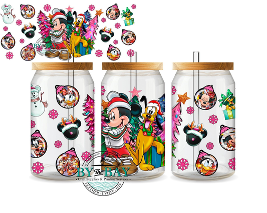 Christmas Mouse Dog 16oz Wrap