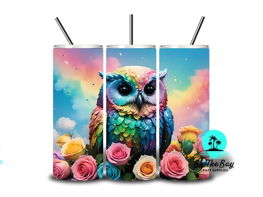 Rainbow Owl 20oz SUB Print