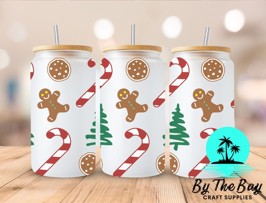 Gingerbread & candy cane wrap