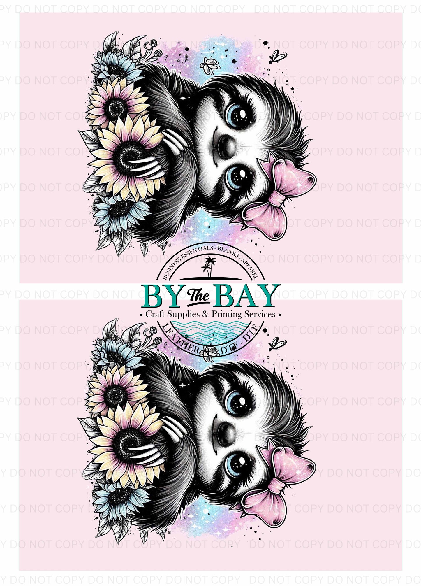 Cute Pink Sloth Panel (Various Sizes)