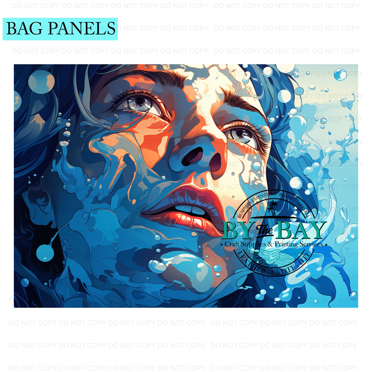 Abstract Face Bag Panel (Various Sizes)