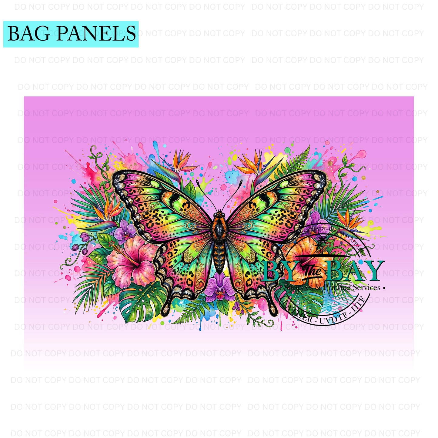 Butterfly Bag Panel (Various Sizes)