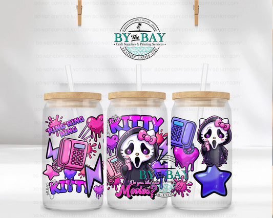 Kitty  Scream 16oz UVDTF Wrap