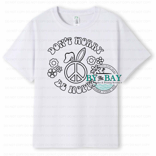 Don't Worry be hoppy Colouring in Tee (pens included)