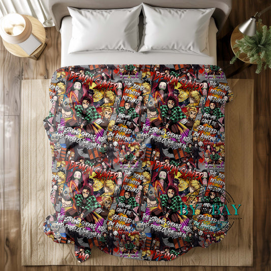 DSlayer Squish Minky Blankets (Various Sizes)