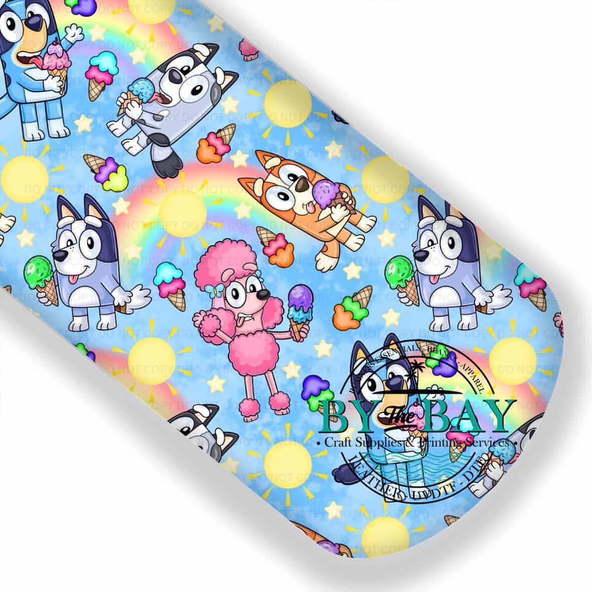 Dog Ice cream Blue
