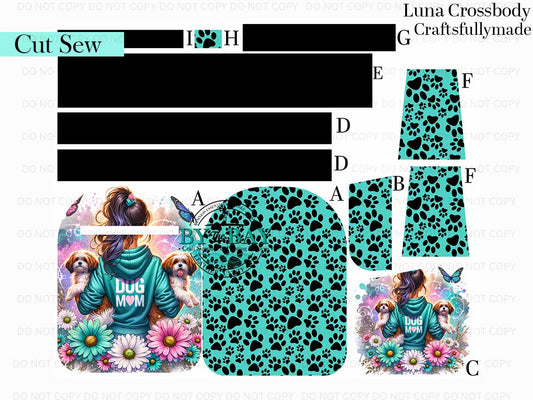 Dog Mama Luna Sling (Cut Sew Panel)