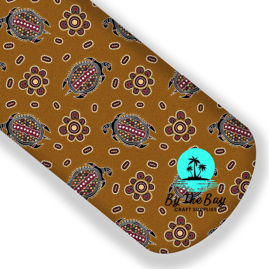 Turtle dots Faux Leatherette