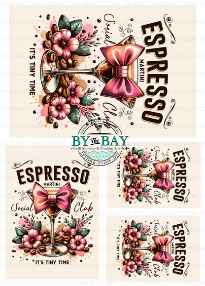 Espresso Martini  (Various Sizes) Bag Panels