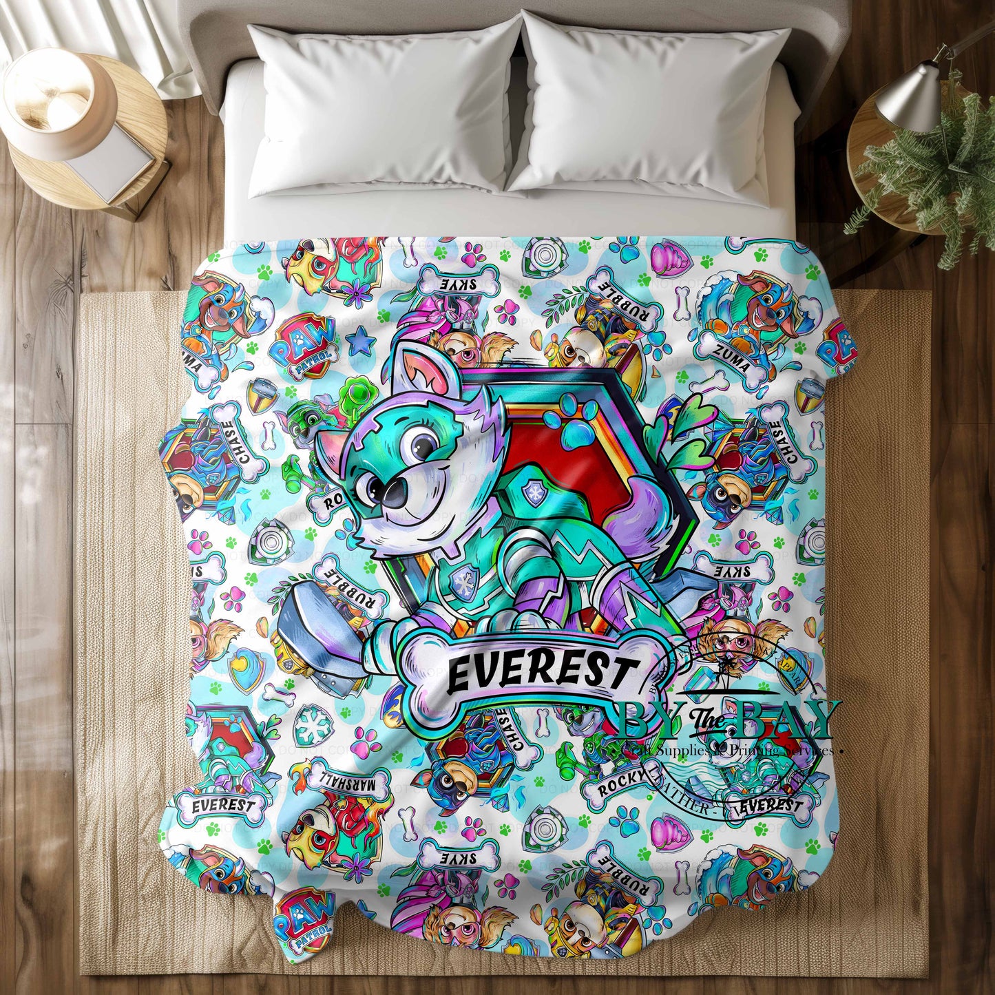 PP Purple Dog Squish Minky Blankets (Various Sizes)