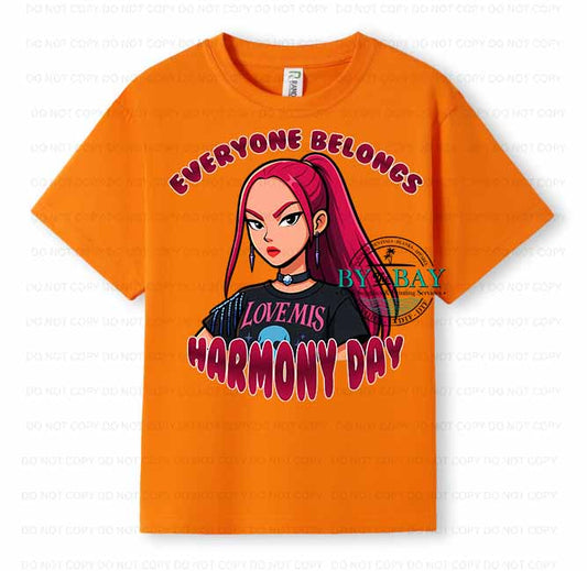 Everyone Belongs KP M Harmony Day Kids Tee