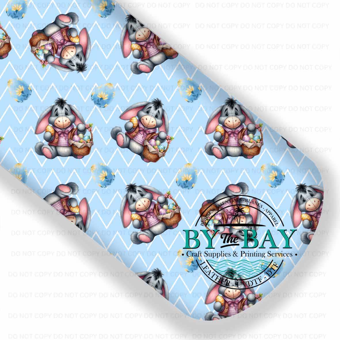 Easter Donkey Blue Chevron