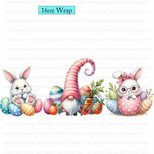 Easter Gnome & Bunnies