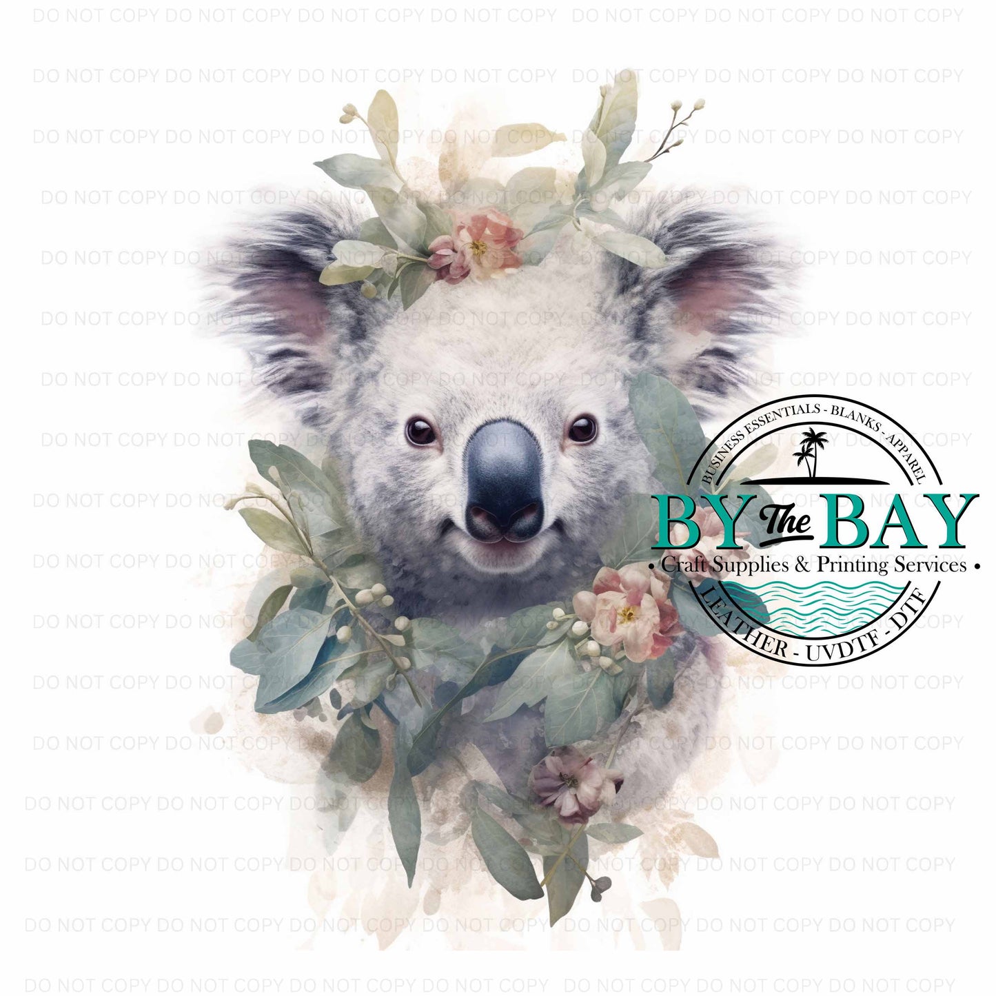 Koala Eucalyptus Headband Panel (Various Sizes)