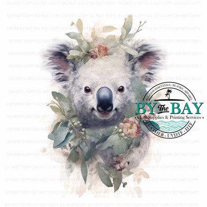 Koala Eucalyptus Headband Panel (Various Sizes)