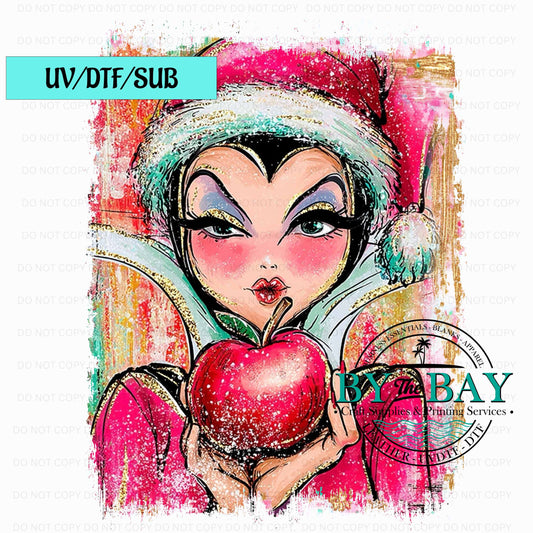 Evil Witch Xmas UV/DTF/SUB Print