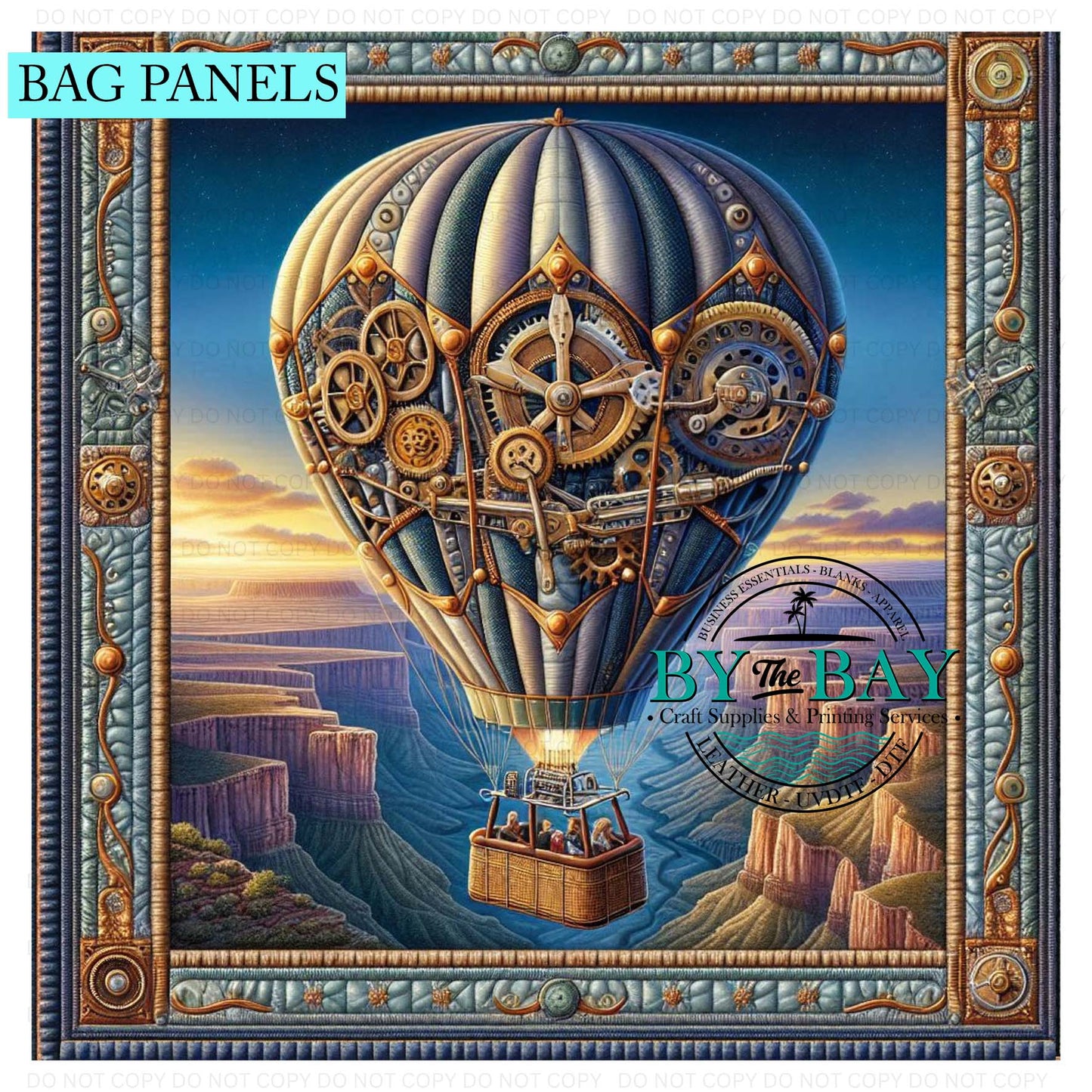 Steampunk Balloon 04 Bag Panel