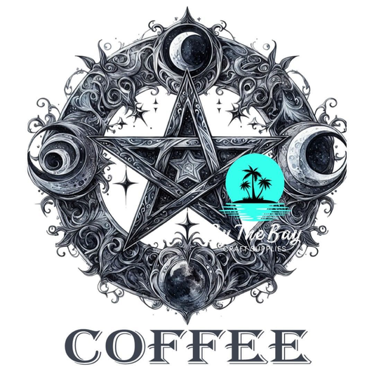 Pentagram Moon Tea/Coffee/Sugar uv decal