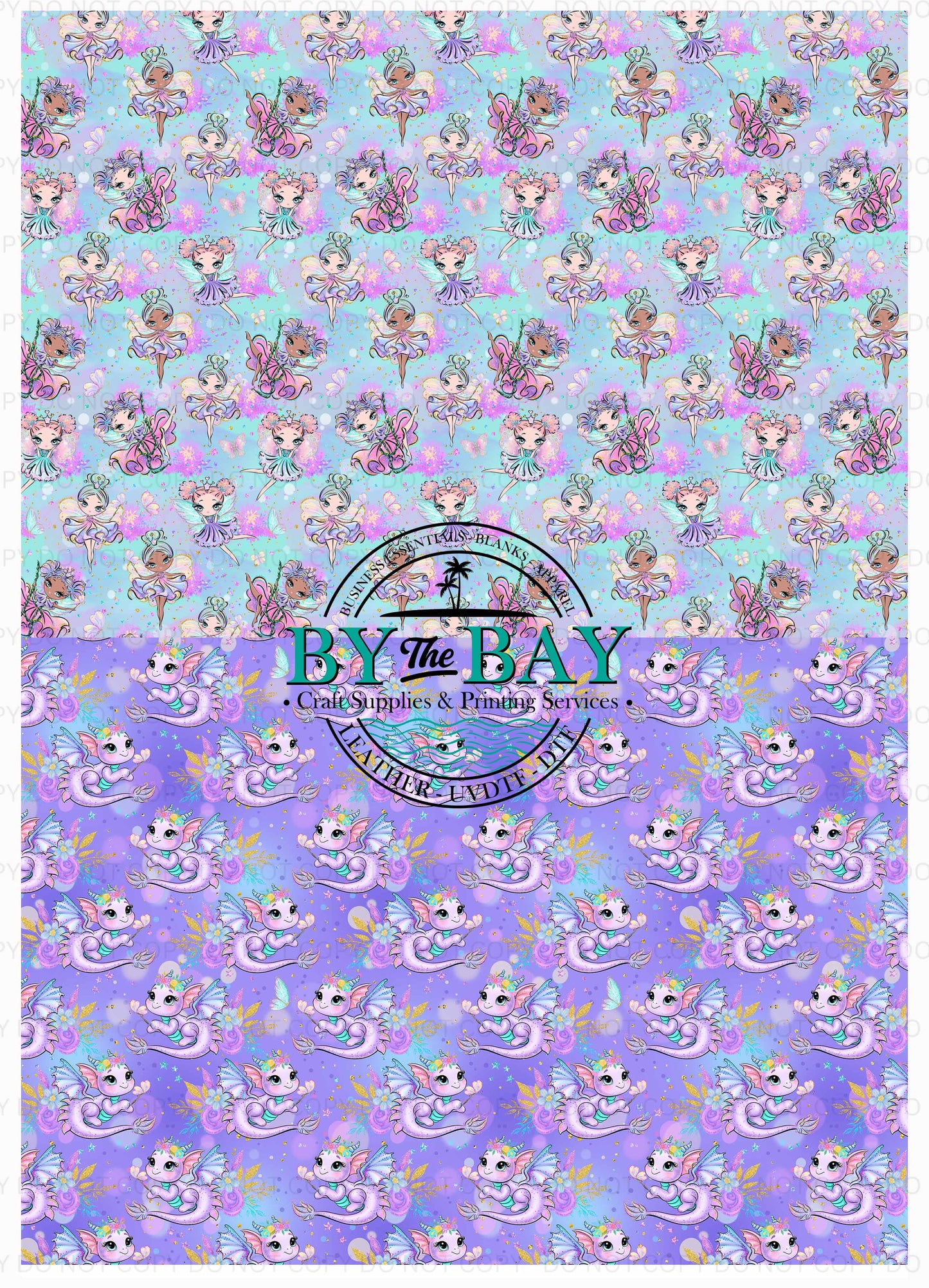 Fairies & Dragons A4 Split Design Sheet