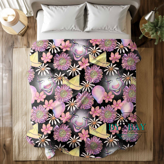 Floral Clown Squish Blankets