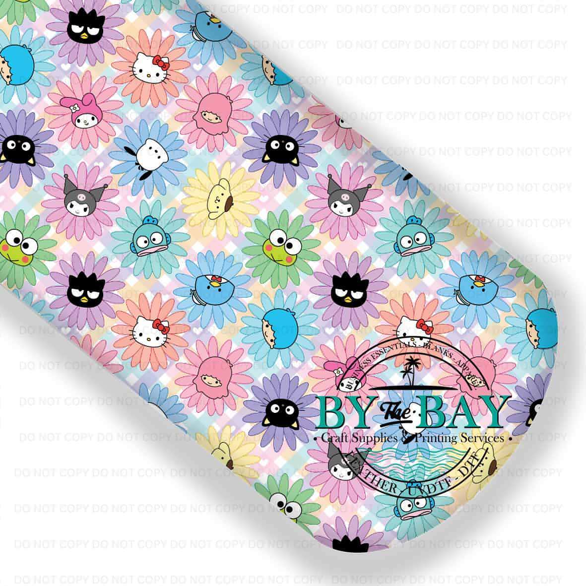 Flower Ats Rainbow Gingham