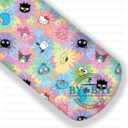 Flower Cats Rainbow Squares