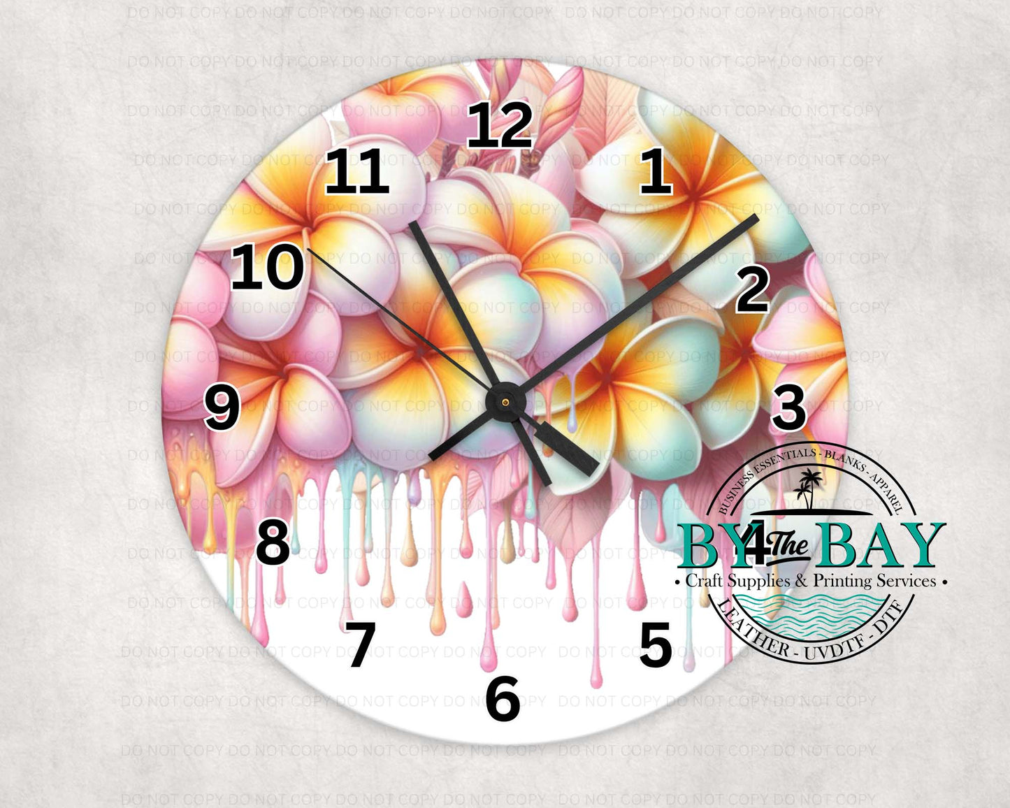 Frangipani Clock